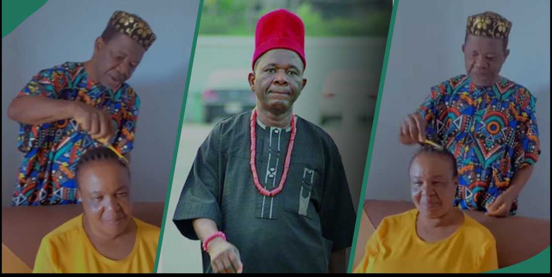 Chiwetalu Agu and wife Chiwetalu Agu and wife