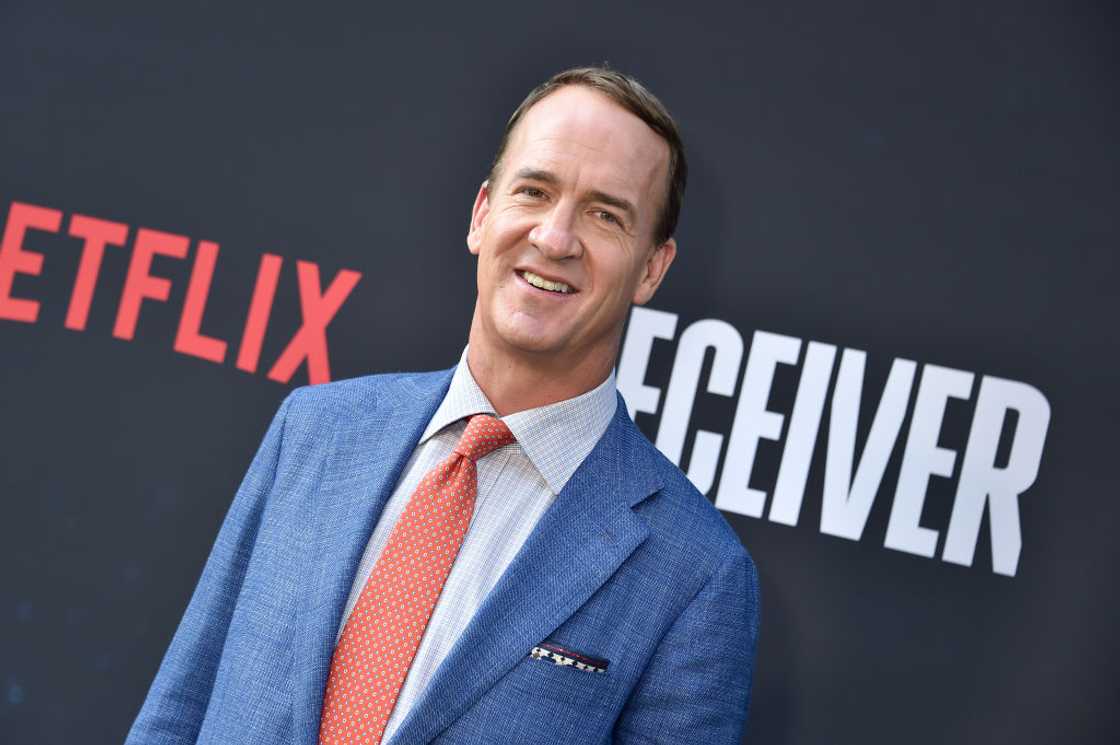 Peyton Manning attends an event in Los Angeles, California