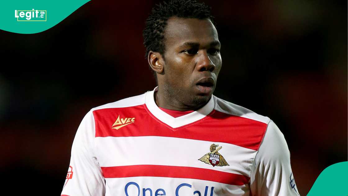 Bongani Khumalo, Uche Ikpeazu, Yeovil Town, Doncaster Rovers, Keepmoat Stadium. Bongani Khumalo, Uche Ikpeazu, Yeovil Town, Doncaster Rovers, Keepmoat Stadium.
