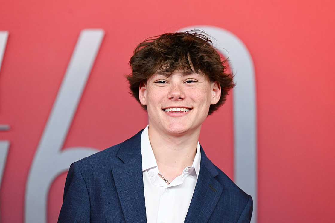Maddox Batson attends a music award ceremony Maddox Batson attends a music award ceremony