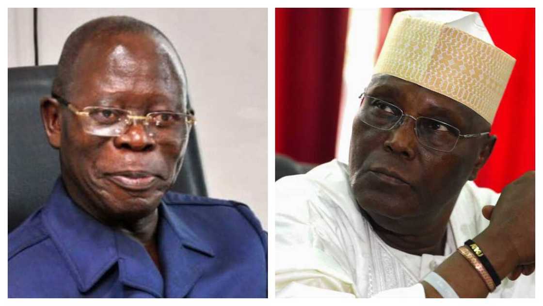 Oshiomhole, Atiku, 2023 election, APC, PDP Oshiomhole, Atiku, 2023 election, APC, PDP