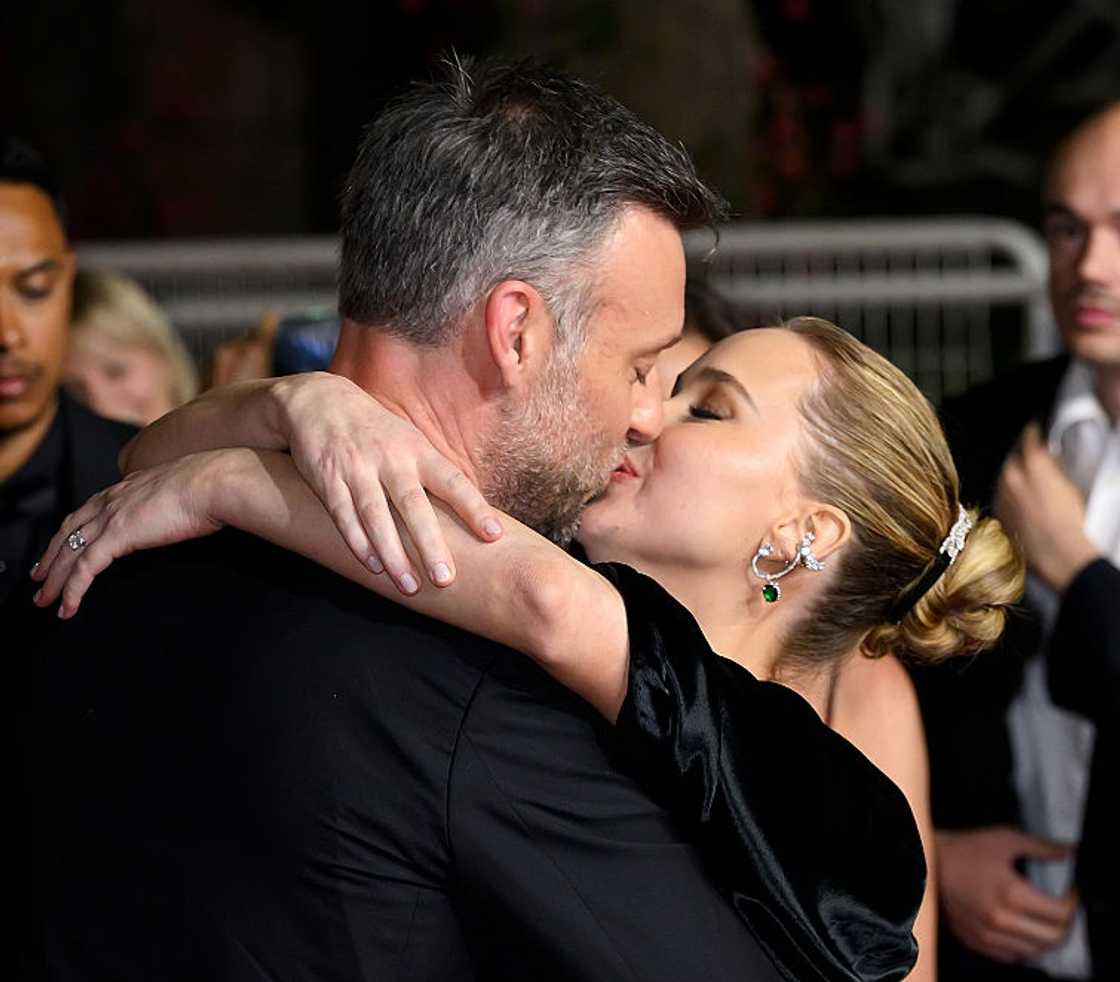 Jennifer and Cooke depart after attending the "Die My Love" red carpet