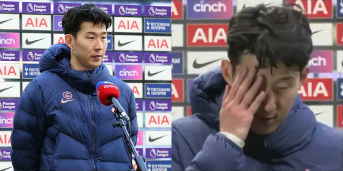 Tottenham star almost reduced to tears shortly after loss to Man United Tottenham star almost reduced to tears shortly after loss to Man United