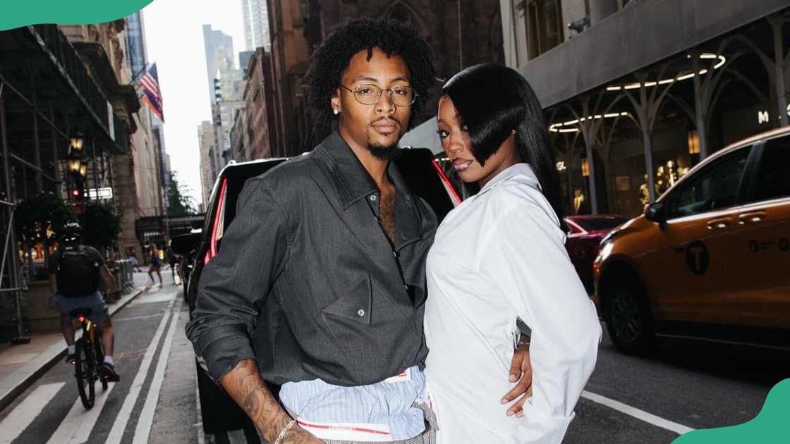 Serena Page and her boyfriend, Kordell Beckham Serena Page and her boyfriend, Kordell Beckham