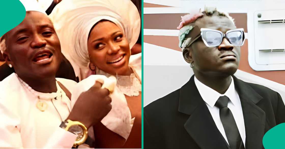 Portable's baby mama begs on his behalf. Portable's baby mama begs on his behalf.