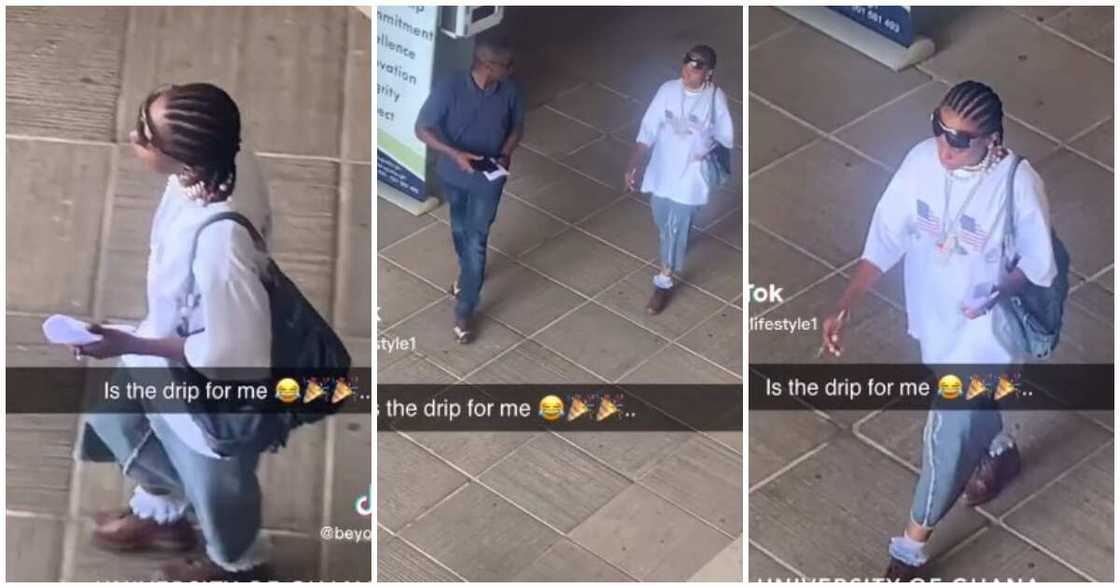 Oversized polo, big skirt, church socks, big chain, campus, lady Oversized polo, big skirt, church socks, big chain, campus, lady