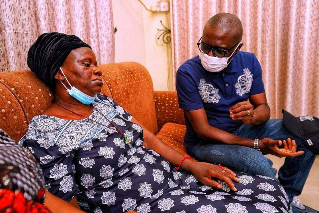 Governor Sanwo-Olu meets family of man, 55, killed during EndSARS protest