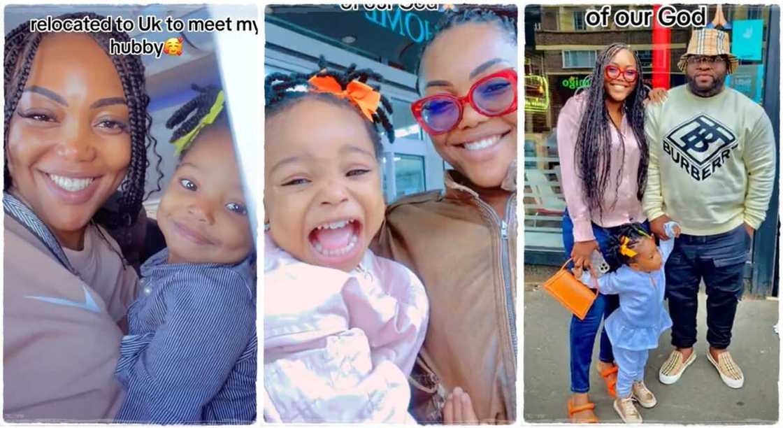 Photos of Ariane Bree with her daughter as they move to the UK. Photos of Ariane Bree with her daughter as they move to the UK.