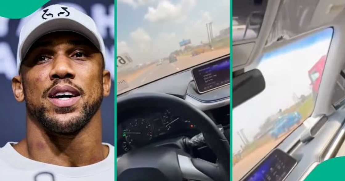 Man who passed Anthony Joshua's accident scene cries out.