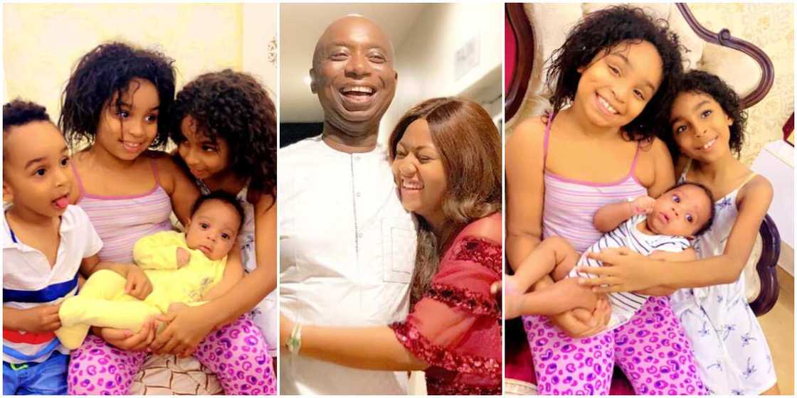 Billionaire businessman Ned Nwoko shows the world his youngest kids Billionaire businessman Ned Nwoko shows the world his youngest kids