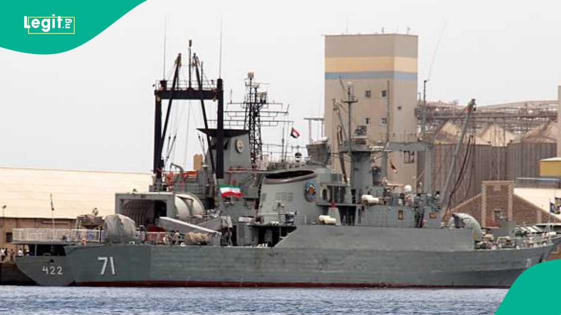 Jirgin ruwan Iran a teku Jirgin ruwan Iran a teku