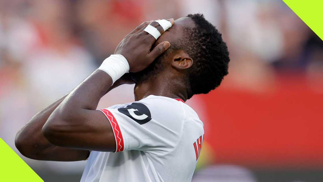 Kelechi Iheanacho struggles at Sevilla