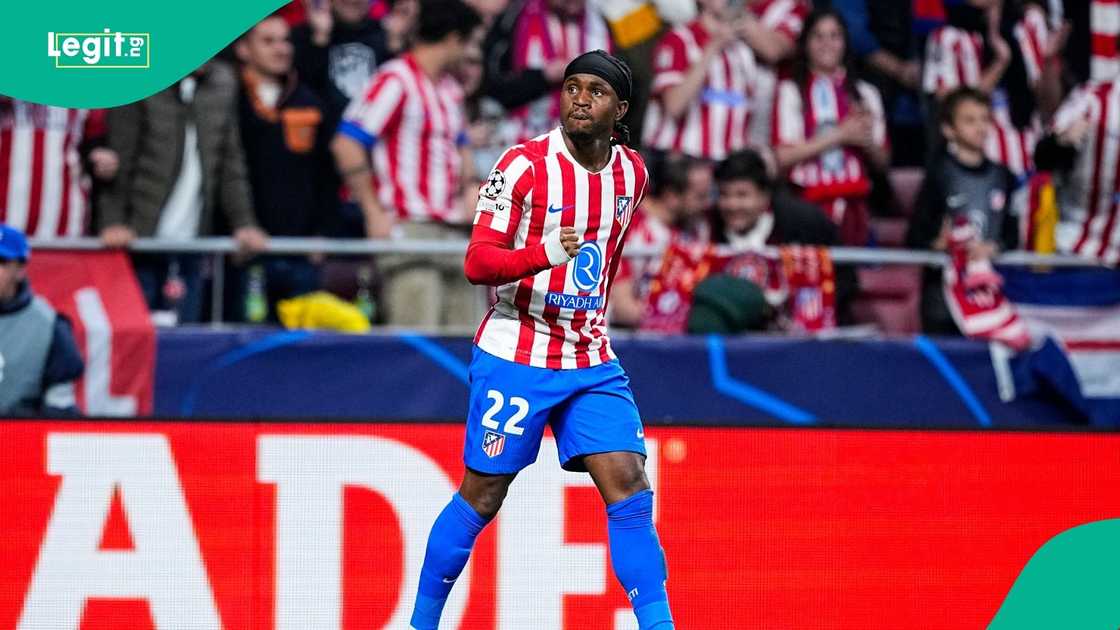 Ademola Lookman, Atletico Madrid, Copa del Rey final, UEFA, Champions League, Football.