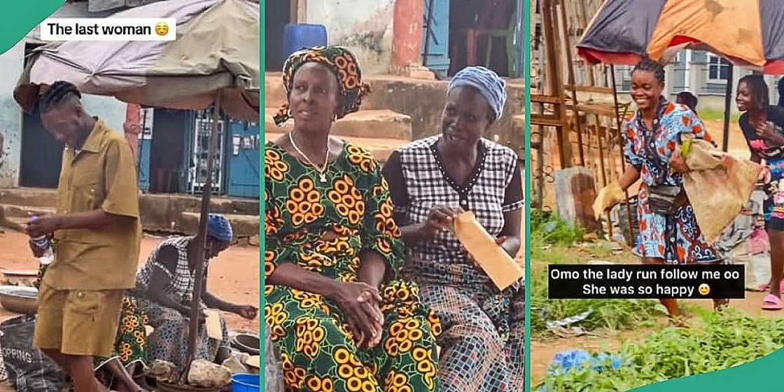 Market women receive cash gifts in video