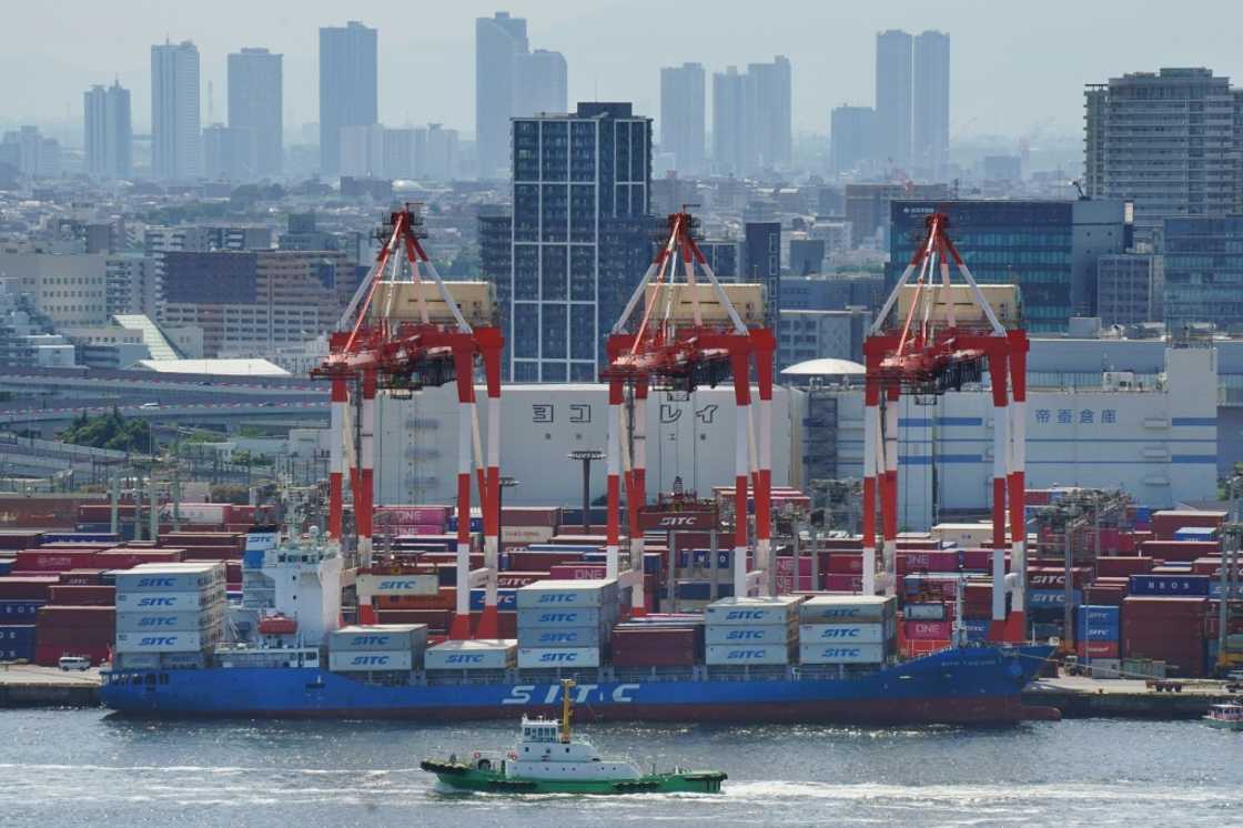 The Japanese economy's expansion came despite tariffs imposed by Donald Trump on imports, including on cars The Japanese economy's expansion came despite tariffs imposed by Donald Trump on imports, including on cars