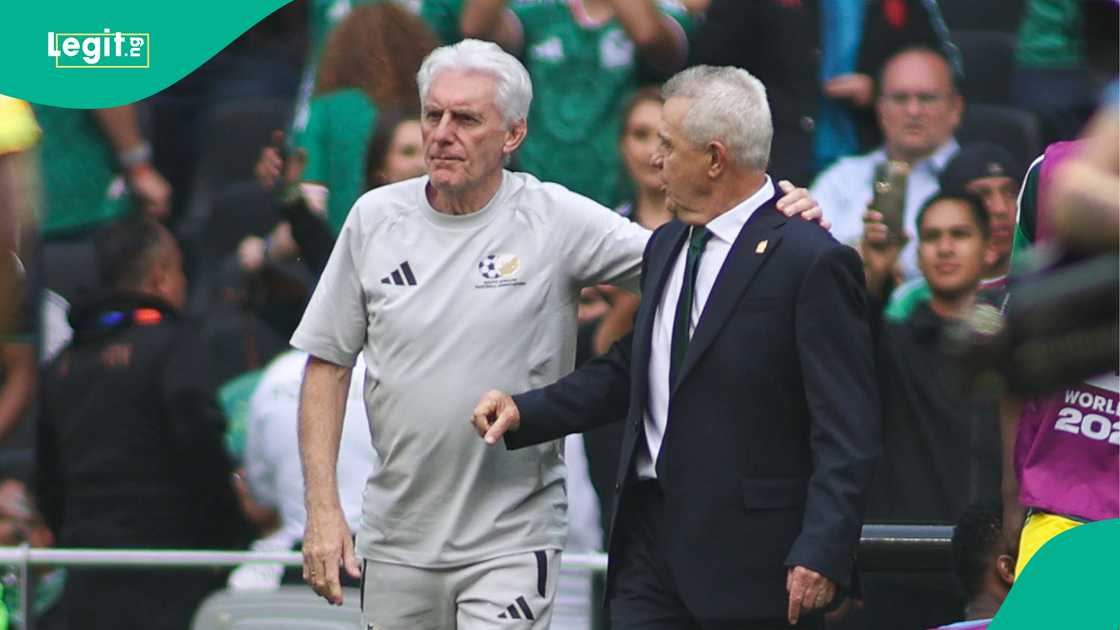 Hugo Broos, Javier Aguirre, Mexico, South Africa, 2026 FIFA World Cup. Hugo Broos, Javier Aguirre, Mexico, South Africa, 2026 FIFA World Cup.