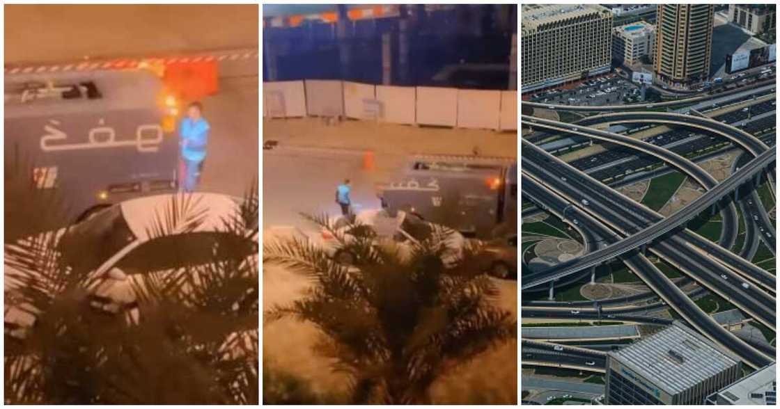 Nigerians react to video of a 'moving filling station' in Dubai Nigerians react to video of a 'moving filling station' in Dubai