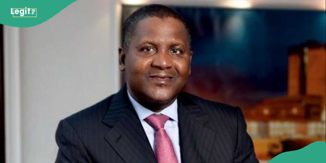 The wealth of Aliko Dangote, long famed as Africa's richest man, declines by $455 million in 24 hours.