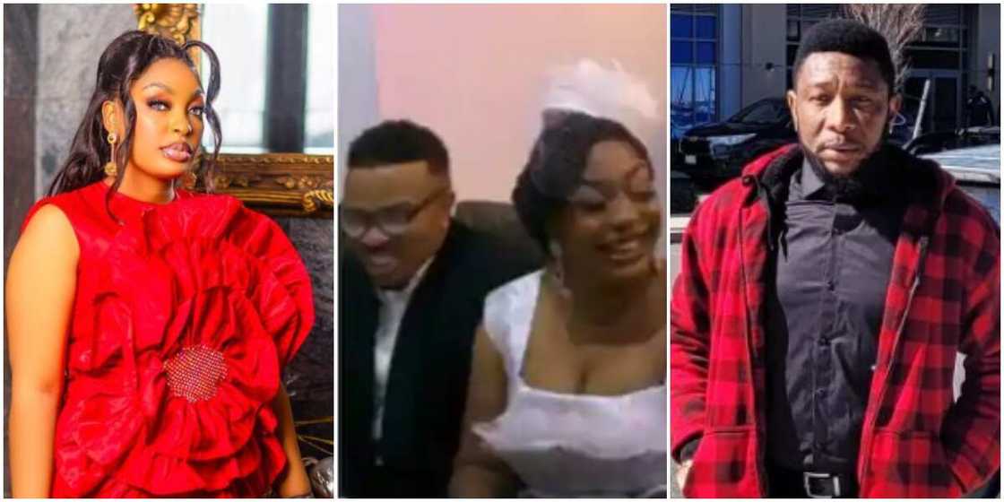 Nuella Njubigbo, Nuella Njubigbo and second husband Carol Jean, Nuella Njubigbo's ex Thcidi Chikere Nuella Njubigbo, Nuella Njubigbo and second husband Carol Jean, Nuella Njubigbo's ex Thcidi Chikere