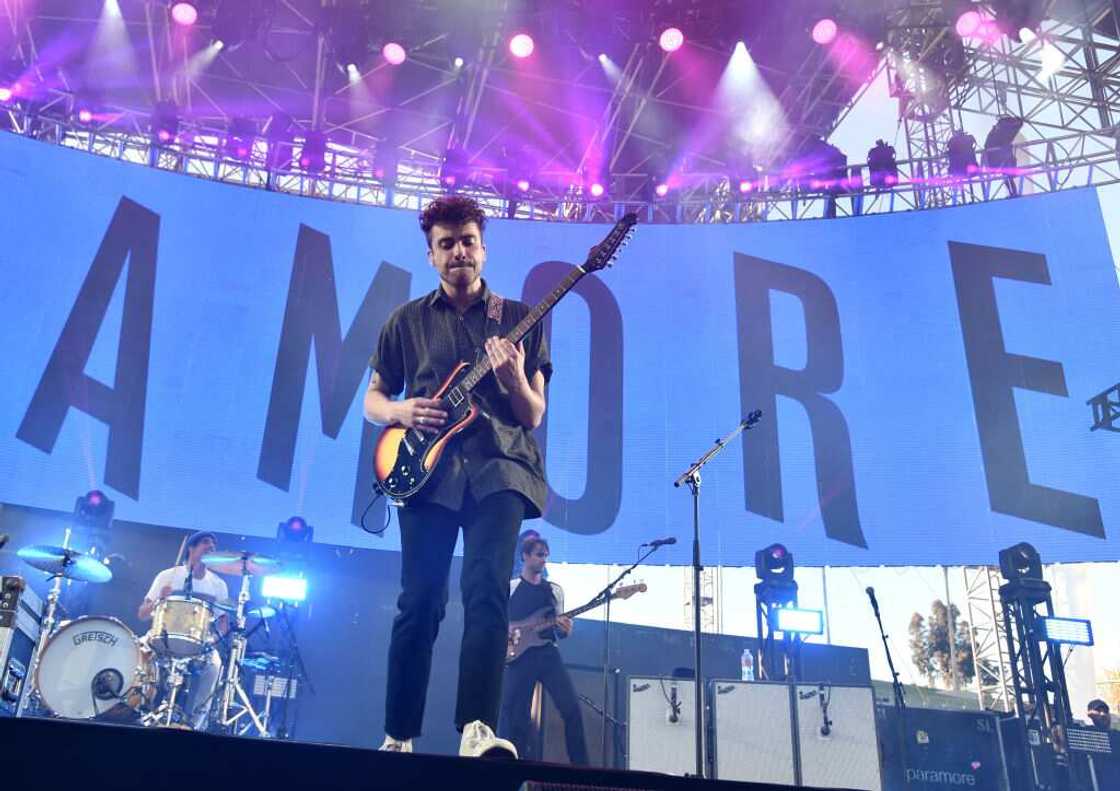 Musician Josh Farro performs onstage at KROQ Weenie Roast y Fiesta