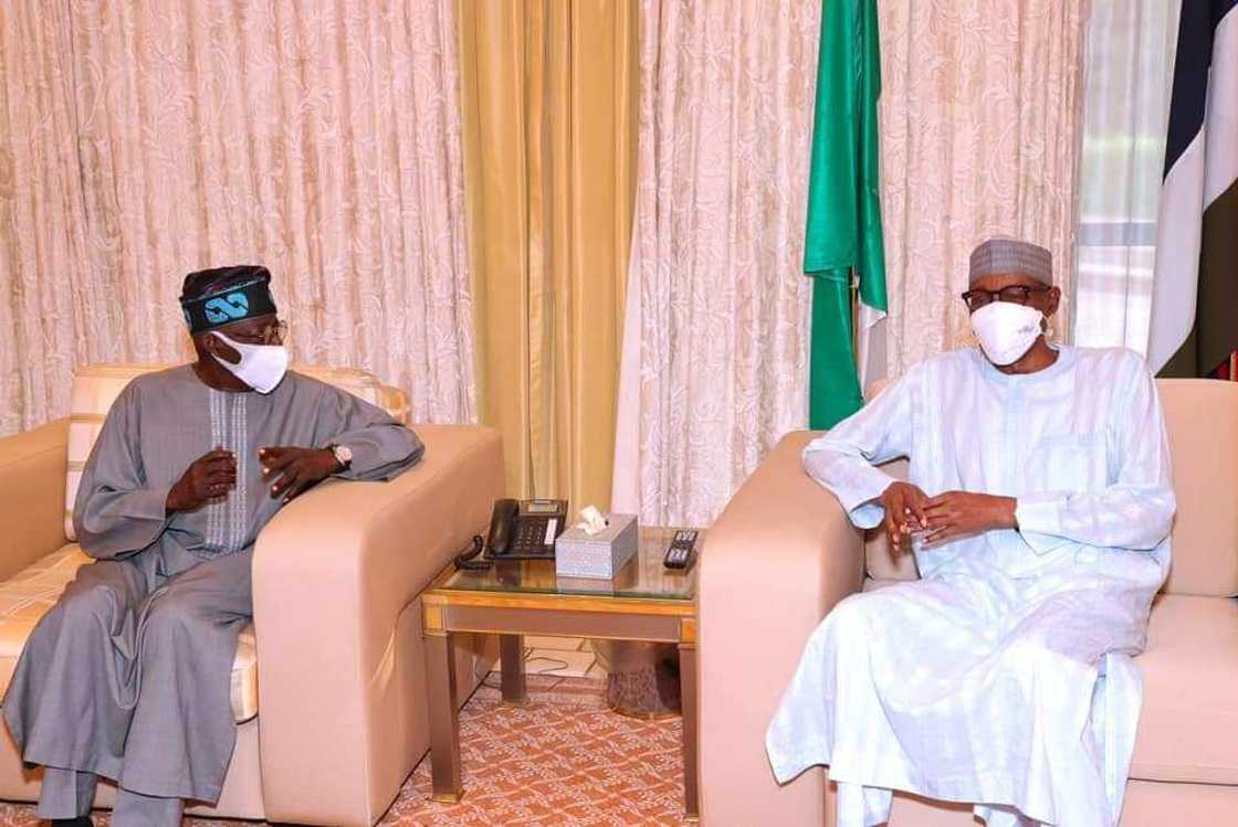 Tinubu da Shugaba Buhari Tinubu da Shugaba Buhari