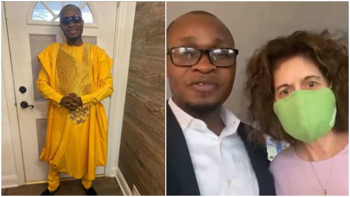 Kind Black Man Helps White Lady Recover her N13m after 'Scammers' Sent it to his Account Kind Black Man Helps White Lady Recover her N13m after 'Scammers' Sent it to his Account