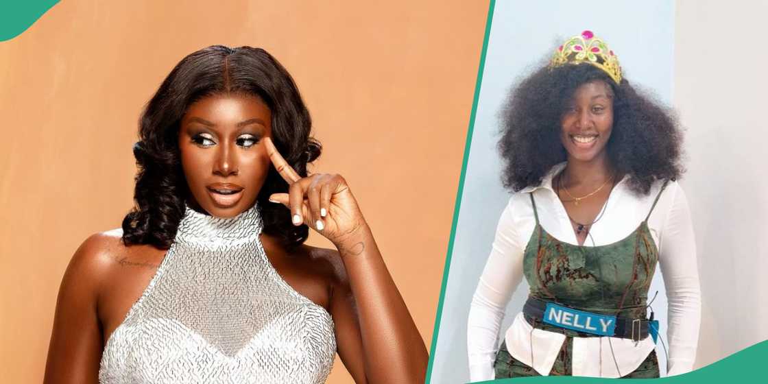 Nelly hugs colleagues as she leaves Biggie's house. Nelly hugs colleagues as she leaves Biggie's house.