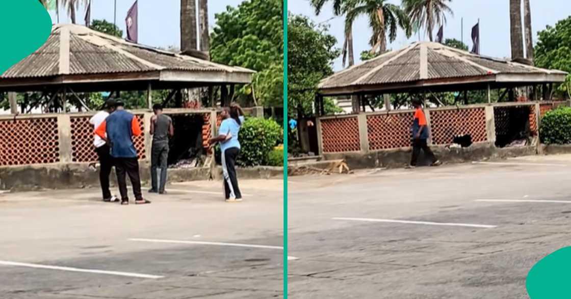 Nigerians react as lady finds a $100 bill hidden by Asherkine on the street in viral TikTok video. Nigerians react as lady finds a $100 bill hidden by Asherkine on the street in viral TikTok video.
