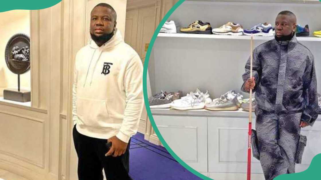 Hushpuppi's shoe collection
