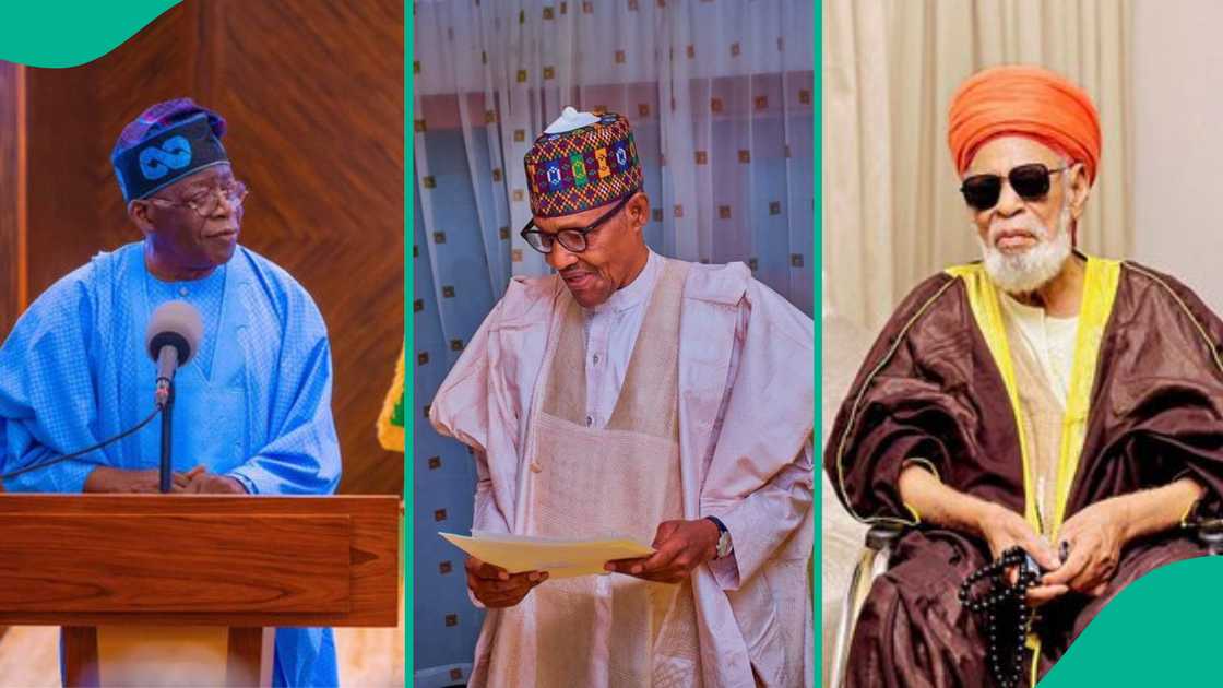 Bola Tinubu, Muhammadu Buhari, Sheikh Dahiru Usman Bauchi Bola Tinubu, Muhammadu Buhari, Sheikh Dahiru Usman Bauchi