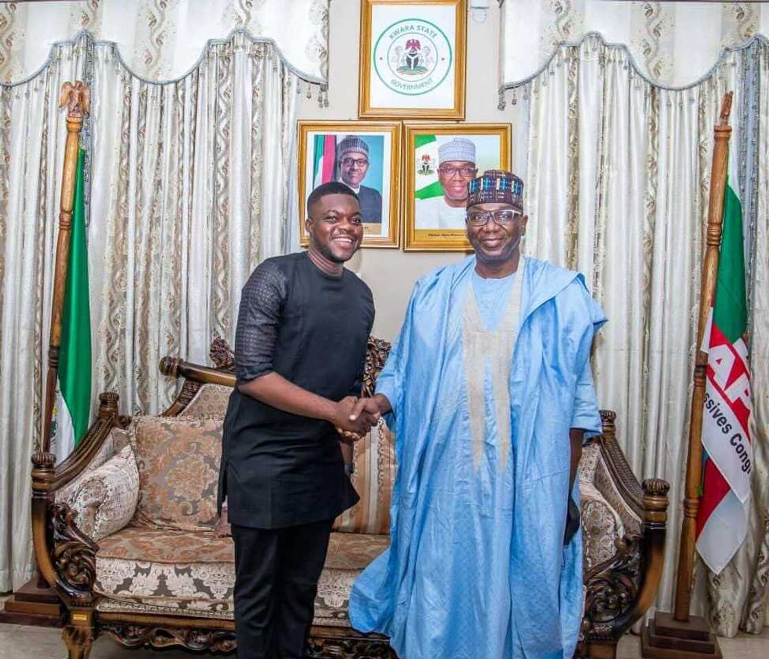 Cute Abiola and Kwara governor Cute Abiola and Kwara governor