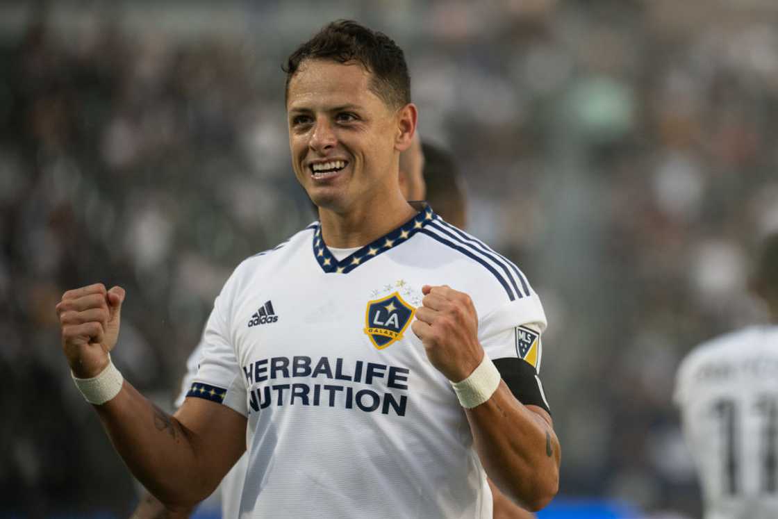 Javier Hernández at the Dignity Health Sports Park