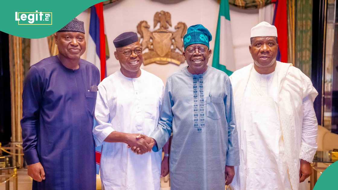 Photos of Tinubu's meeting with Segun Oni, Ekiti governor trends