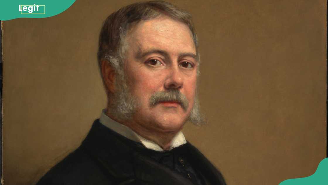 A portrait of Chester Alan Arthur A portrait of Chester Alan Arthur