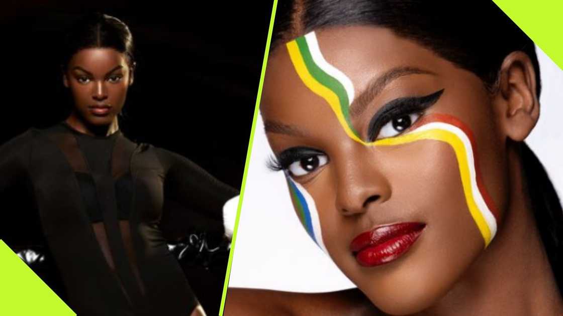 Chidimma Adetshina slays in boxing gloves. Chidimma Adetshina slays in boxing gloves.