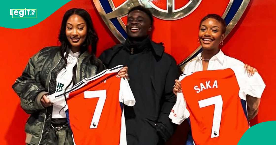 Tems, Ayra Starr, Bukayo Saka. Tems, Ayra Starr, Bukayo Saka.
