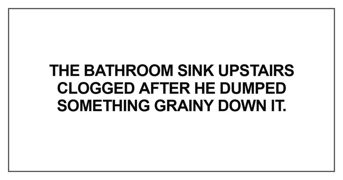 Clean both bathrooms. Clean both bathrooms.