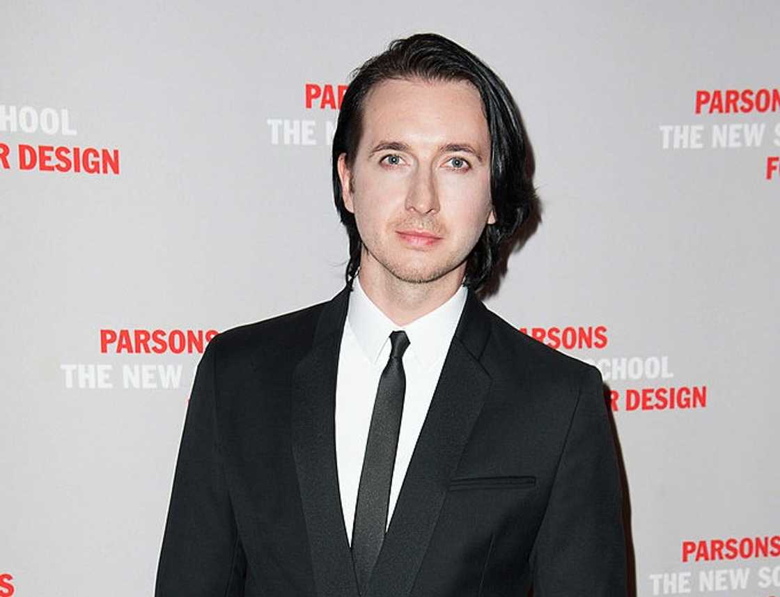 Dmitry Sholokhov arrives at a fashion event