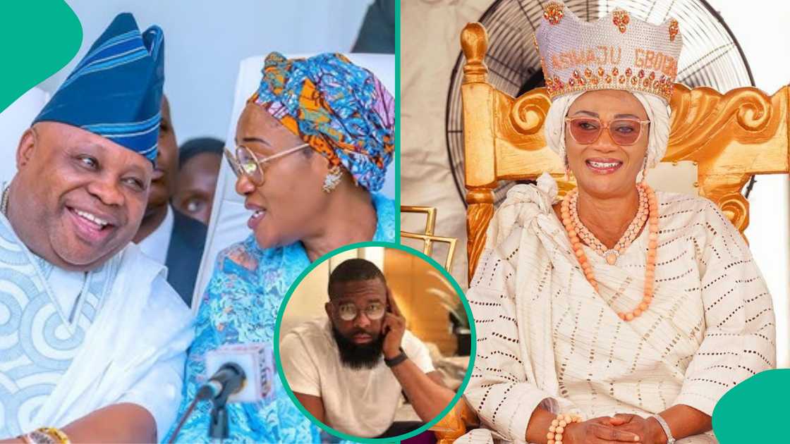 Remi Tinubu, Ademola Adeleke, viral event video, disrespect claims, Oyemyke reaction, Yoruba interaction, Ooni of Ife coronation, Osun governor, chieftaincy title, social media debate, netizens react. Remi Tinubu, Ademola Adeleke, viral event video, disrespect claims, Oyemyke reaction, Yoruba interaction, Ooni of Ife coronation, Osun governor, chieftaincy title, social media debate, netizens react.