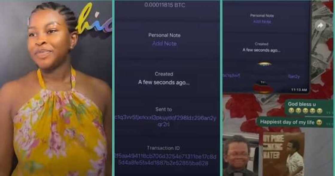 Lady flaunts N1 million from her boyfriend Lady flaunts N1 million from her boyfriend