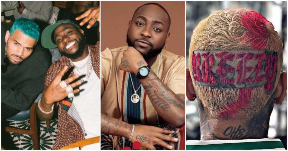 Photos of Davido and Chris Brown Photos of Davido and Chris Brown