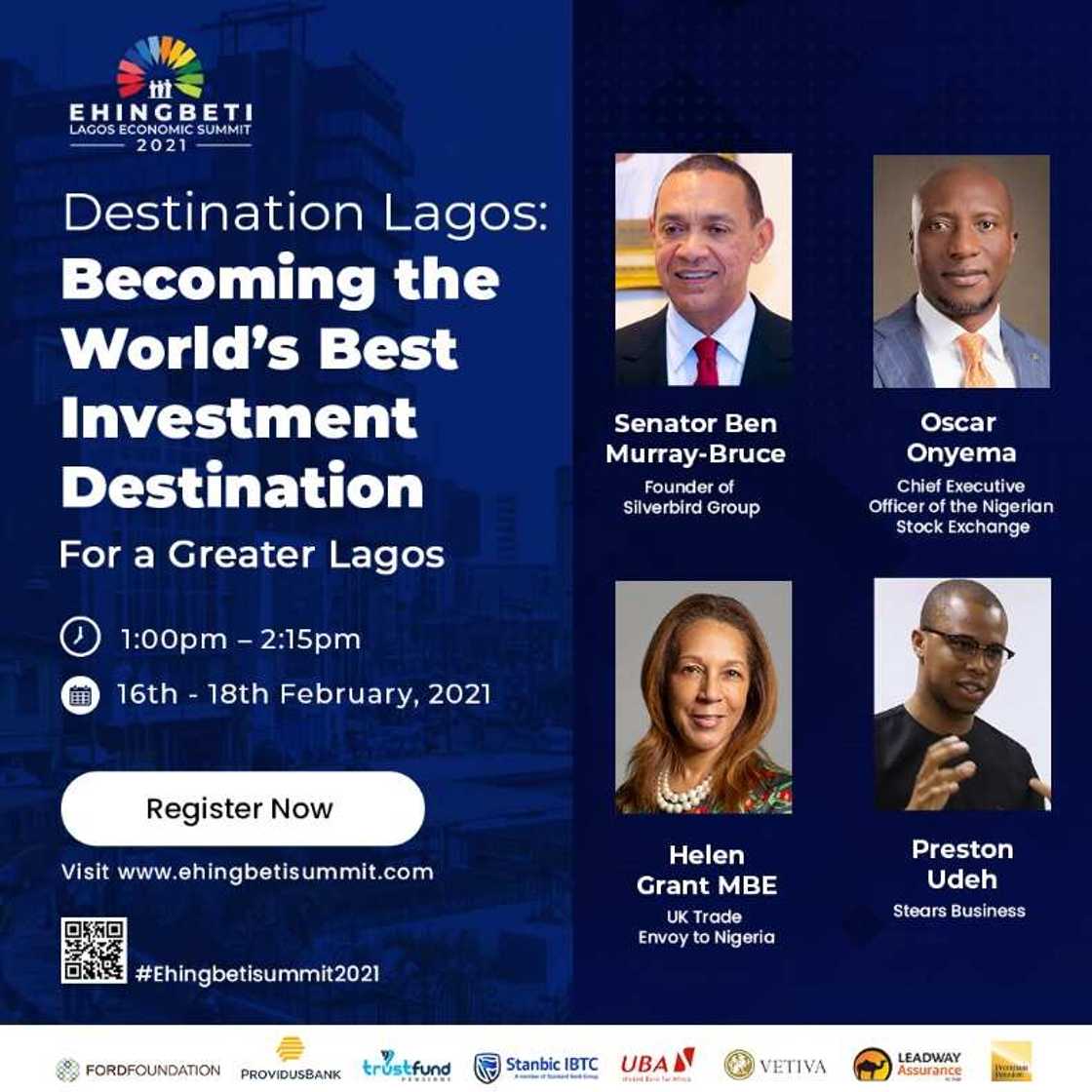 Notable speakers at the Ehingbeti Summit 2021 Notable speakers at the Ehingbeti Summit 2021