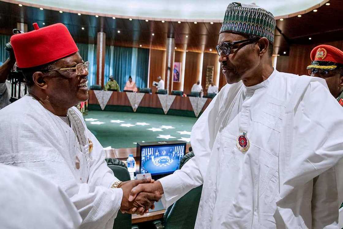 David Umahi and Buhari