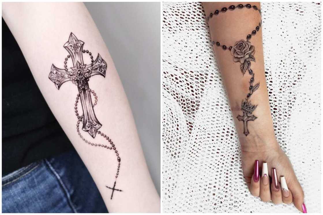 meaningful unique forearm tattoos