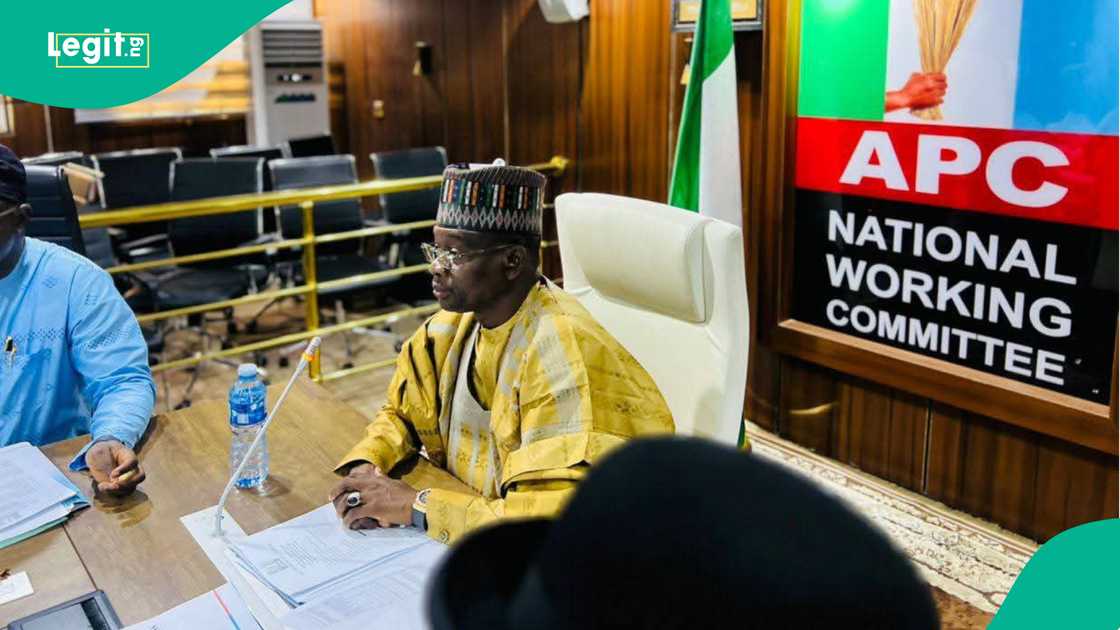 Mukaddashin shugaban APC, Ali Dalori. Mukaddashin shugaban APC, Ali Dalori.