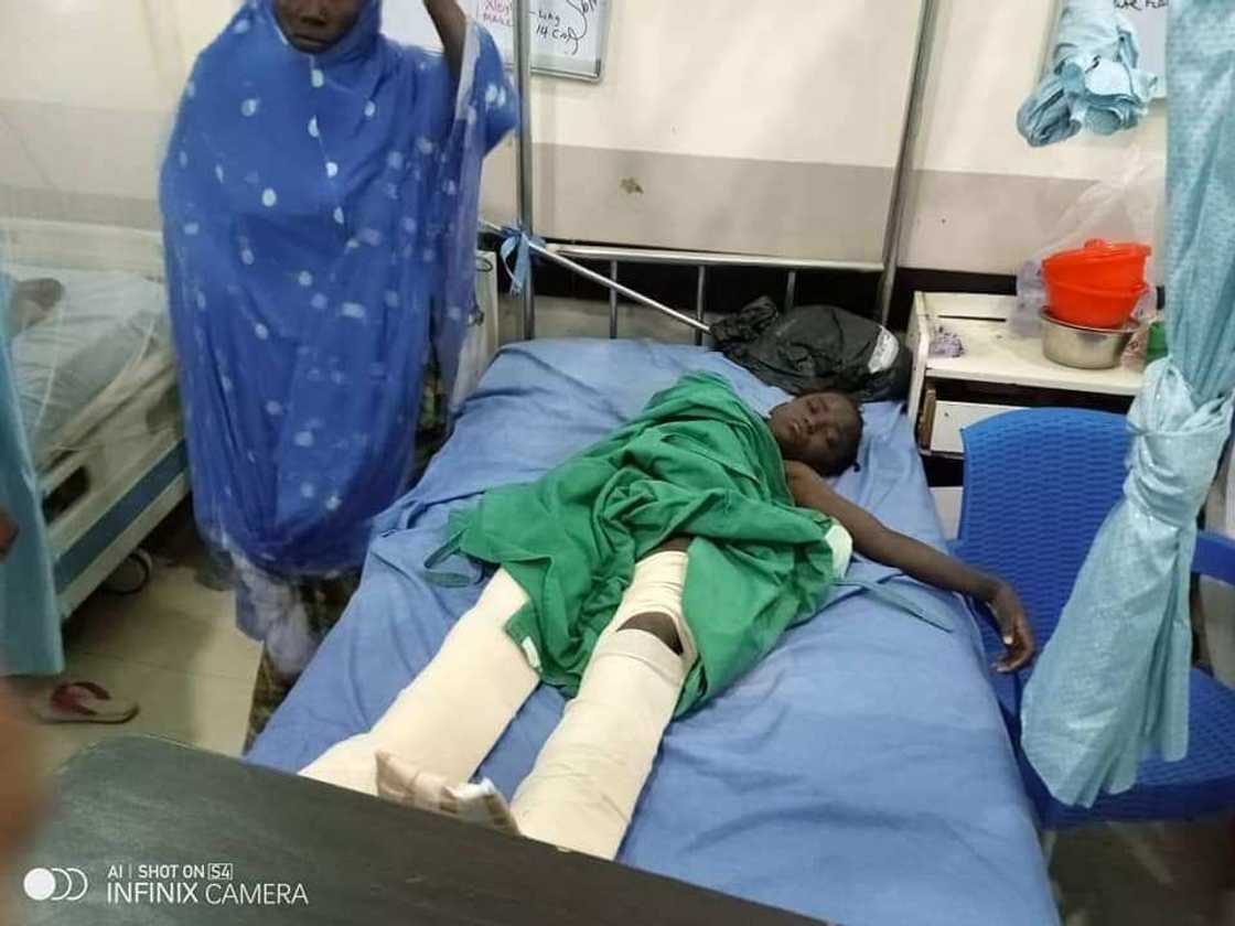 Zulum ya ziyarci mutane 5 da suka jikkata a harin da Boko Haram ta kai jiya (Hotuna)