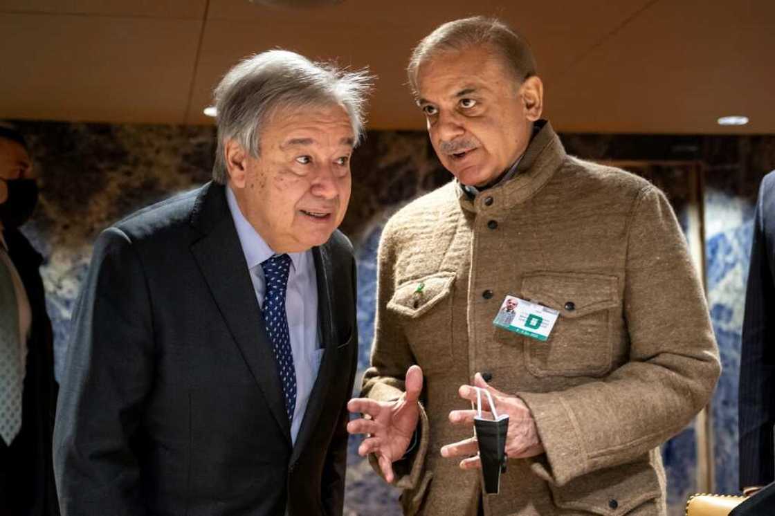 UN Secretary-General Antonio Guterres and Pakistan's Prime Minister Shehbaz Sharif co-hosted the conference in Geneva UN Secretary-General Antonio Guterres and Pakistan's Prime Minister Shehbaz Sharif co-hosted the conference in Geneva
