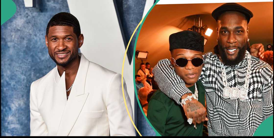 Usher, Burna Boy and WIzkid