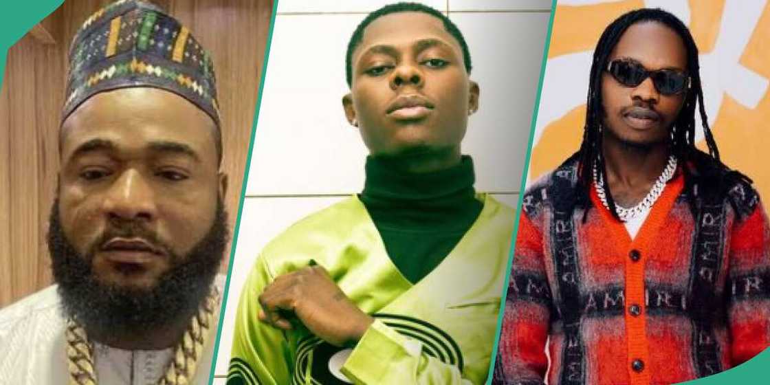 Late Mohbad, Sam Larry and Naira Marley Late Mohbad, Sam Larry and Naira Marley