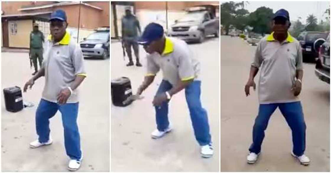 83-year former president, Obasanjo keeps fit as he dances in workout video